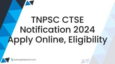 TNPSC CTSE Notification 2024 Apply Online, Eligibility