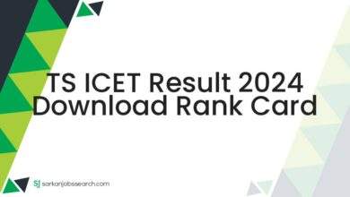 TS ICET Result 2024 Download Rank Card