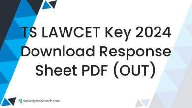 TS LAWCET Key 2024 Download Response Sheet PDF (OUT)