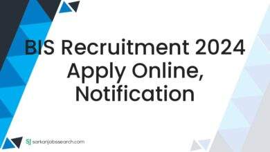 BIS Recruitment 2024 Apply Online, Notification