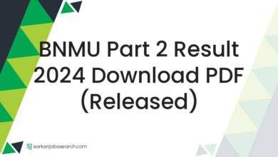 BNMU Part 2 Result 2024 Download PDF (Released)