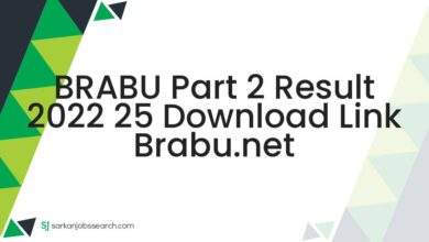 BRABU Part 2 Result 2022 25 Download Link brabu.net