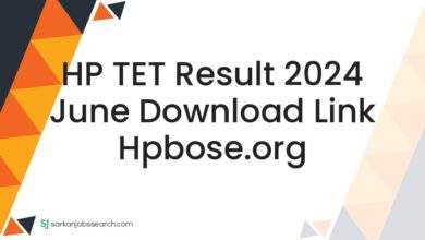 HP TET Result 2024 June Download Link hpbose.org