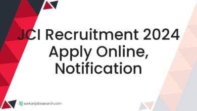 JCI Recruitment 2024 Apply Online, Notification