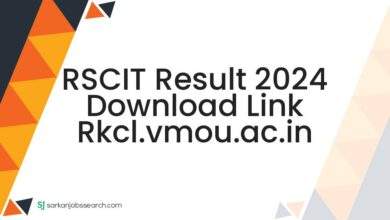 RSCIT Result 2024 Download Link rkcl.vmou.ac.in