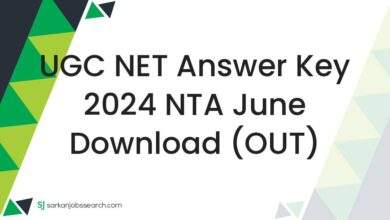 UGC NET Answer Key 2024 NTA June Download (OUT)