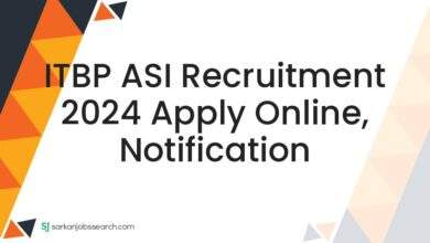 ITBP ASI Recruitment 2024 Apply Online, Notification