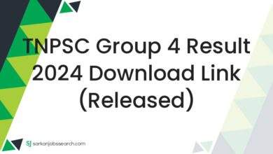 TNPSC Group 4 Result 2024 Download Link (Released)