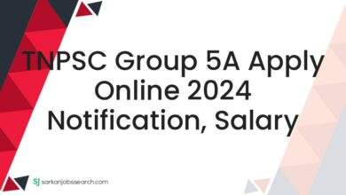 TNPSC Group 5A Apply Online 2024 Notification, Salary