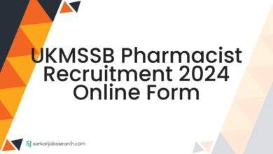 UKMSSB Pharmacist Recruitment 2024 Online Form