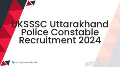 UKSSSC Uttarakhand Police Constable Recruitment 2024