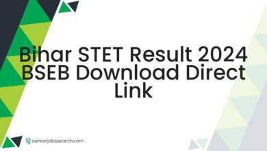 Bihar STET Result 2024 BSEB Download Direct Link