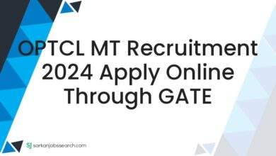 OPTCL MT Recruitment 2024 Apply Online Through GATE