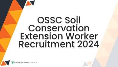 OSSC Soil Conservation Extension Worker Recruitment 2024