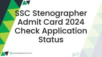 SSC Stenographer Admit Card 2024 Check Application Status