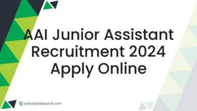 AAI Junior Assistant Recruitment 2024 Apply Online