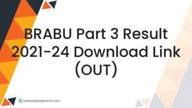 BRABU Part 3 Result 2021-24 Download Link (OUT)