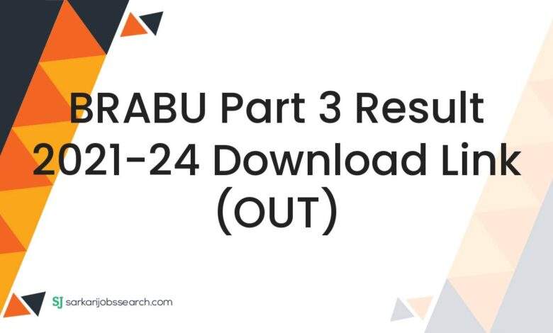 BRABU Part 3 Result 2021-24 Download Link (OUT)