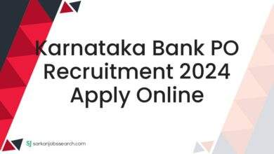 Karnataka Bank PO Recruitment 2024 Apply Online