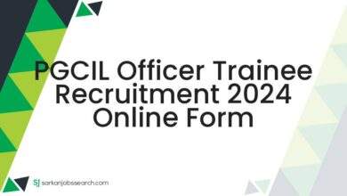 PGCIL Officer Trainee Recruitment 2024 Online Form