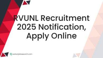 RVUNL Recruitment 2025 Notification, Apply Online