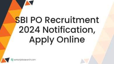 SBI PO Recruitment 2024 Notification, Apply Online