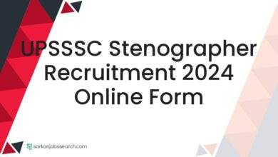 UPSSSC Stenographer Recruitment 2024 Online Form