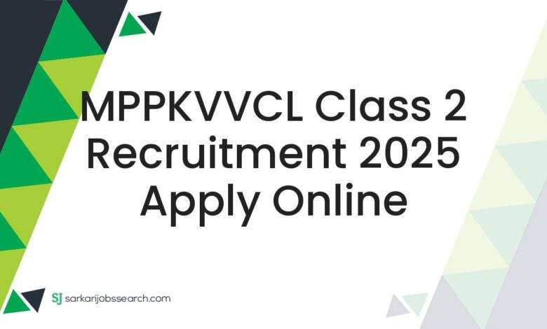 MPPKVVCL Class 2 Recruitment 2025 Apply Online