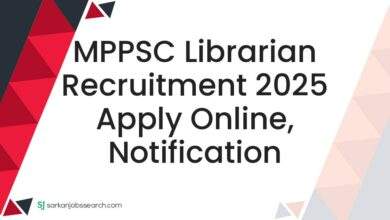 MPPSC Librarian Recruitment 2025 Apply Online, Notification