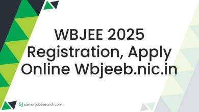 WBJEE 2025 Registration, Apply Online wbjeeb.nic.in