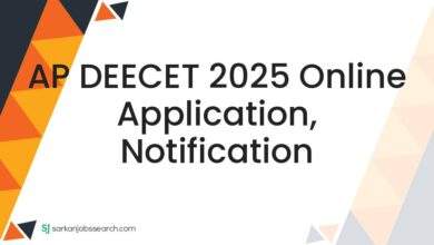 AP DEECET 2025 Online Application, Notification