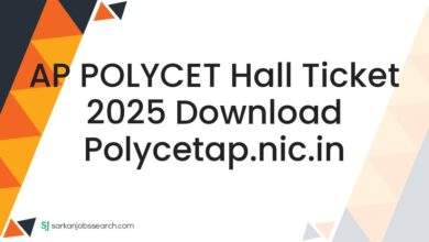 AP POLYCET Hall Ticket 2025 Download polycetap.nic.in