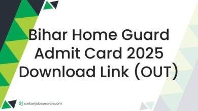 Bihar Home Guard Admit Card 2025 Download Link (OUT)