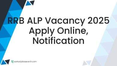 RRB ALP Vacancy 2025 Apply Online, Notification