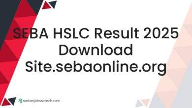 SEBA HSLC Result 2025 Download site.sebaonline.org