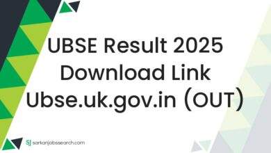 UBSE Result 2025 Download Link ubse.uk.gov.in (OUT)