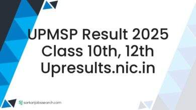 UPMSP Result 2025 Class 10th, 12th upresults.nic.in