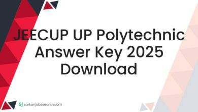 JEECUP UP Polytechnic Answer Key 2025 Download