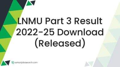 LNMU Part 3 Result 2022-25 Download (Released)