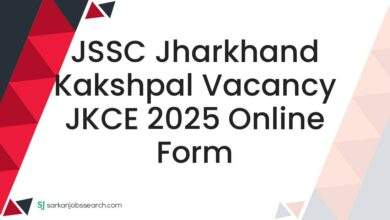 JSSC Jharkhand Kakshpal Vacancy JKCE 2025 Online Form