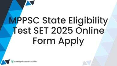 MPPSC State Eligibility Test SET 2025 Online Form Apply
