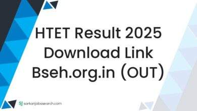HTET Result 2025 Download Link bseh.org.in (OUT)