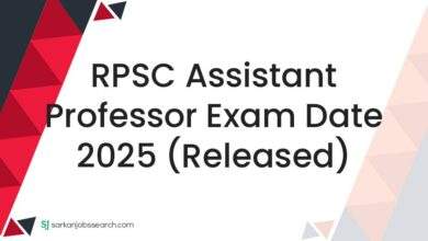 RPSC Assistant Professor Exam Date 2025 (Released) 7 RPSC Assistant Professor Exam Date 2025 (Released)