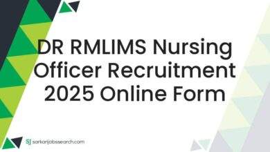 DR RMLIMS Nursing Officer Recruitment 2025 Online Form 7 DR RMLIMS Nursing Officer Recruitment 2025 Online Form