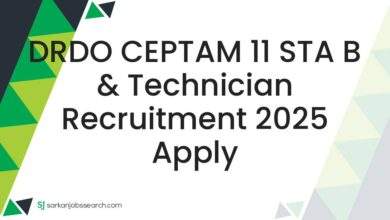 DRDO CEPTAM 11 STA B & Technician Recruitment 2025 Apply 7 DRDO CEPTAM 11 STA B & Technician Recruitment 2025 Apply