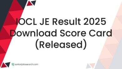 IOCL JE Result 2025 Download Score Card (Released)