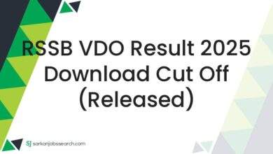 RSSB VDO Result 2025 Download Cut Off (Released)