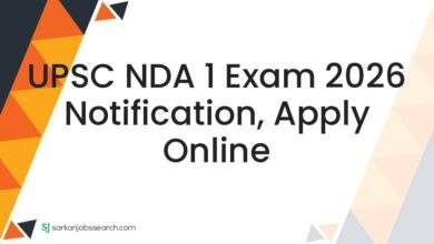 UPSC NDA 1 Exam 2026 Notification, Apply Online 7 UPSC NDA 1 Exam 2026 Notification, Apply Online