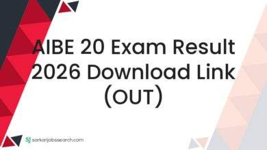 AIBE 20 Exam Result 2026 Download Link (OUT) 7 AIBE 20 Exam Result 2026 Download Link (OUT)