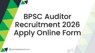 BPSC Auditor Recruitment 2026 Apply Online Form 7 BPSC Auditor Recruitment 2026 Apply Online Form